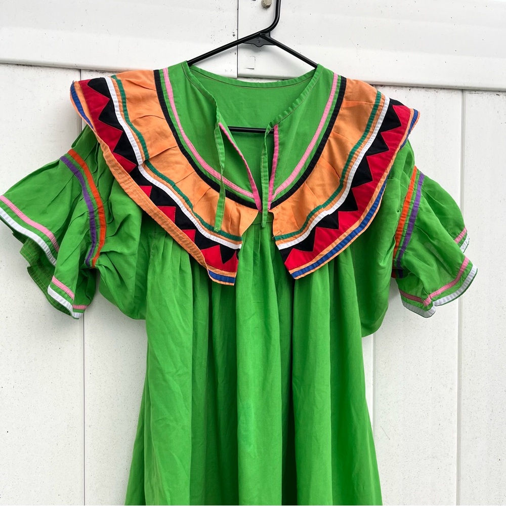 Vintage Micosukee Seminole Maxi Dress - Picture 5 of 14